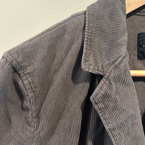 Banana Republic XL Charcoal Gray Corduroy Blazer Jacket - Picture 4 of 8